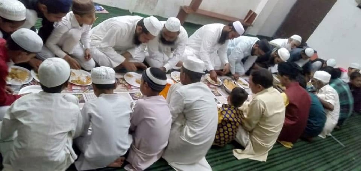 A community meal organised by the trust